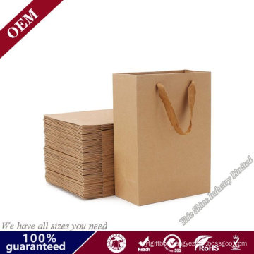 120g Black /Red /White /Cardboard Kraft Paper Bag Paper Grocery Bags